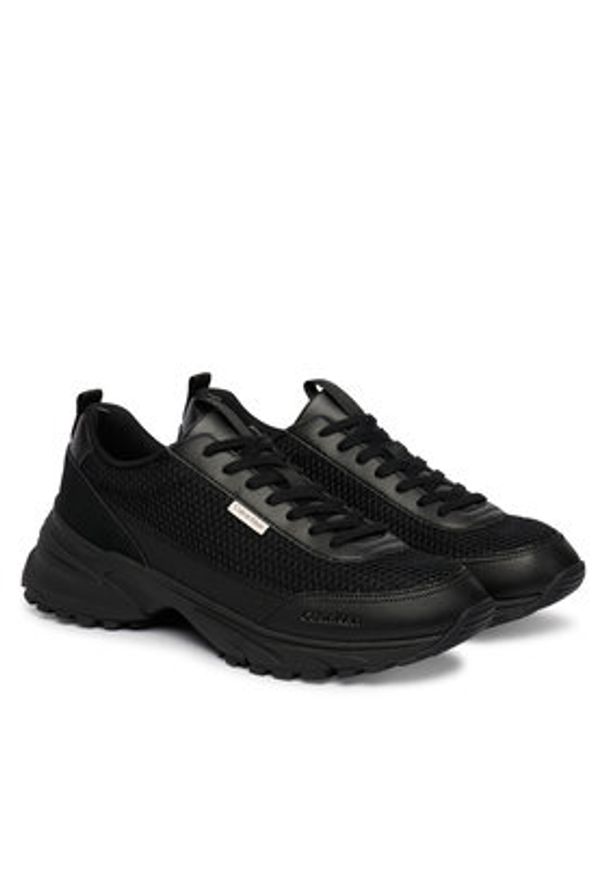 Calvin Klein Sneakersy Hike Runner Laceup Mesh HM0HM02240 Czarny. Kolor: czarny. Materiał: materiał