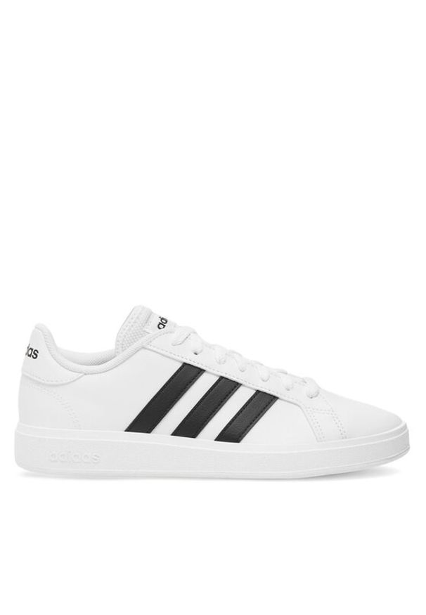 Adidas - adidas Sneakersy GRAND COURT BASE 2.0 GW9261_ Biały. Kolor: biały. Materiał: syntetyk, skóra