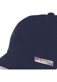 RESULT HEADWEAR - Odblaskowa Czapka Z Daszkiem. Kolor: niebieski