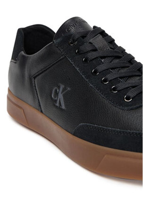 Calvin Klein Sneakersy Low Pro Cups Lth Mix Mg HW0HW02825 Czarny. Kolor: czarny. Materiał: skóra