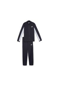 Puma - Młodzieżowy dres Poly Baseball PUMA New Navy Blue. Okazja: na uczelnię. Kolor: niebieski. Materiał: dresówka. Styl: młodzieżowy