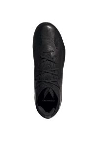 Adidas - Buty piłkarskie adidas X Crazyfast.1 Fg Jr IE6636 czarne. Zapięcie: pasek. Kolor: czarny. Materiał: materiał. Szerokość cholewki: normalna. Wzór: paski. Sport: piłka nożna #10