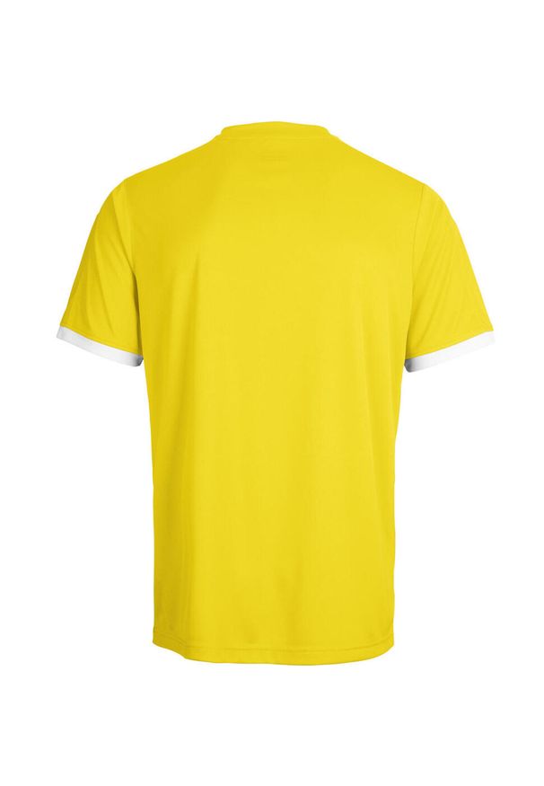 Koszulka piłkarska z krótkim rękawem męska Hummel Core SS Poly Jersey. Kolor: żółty. Materiał: jersey. Długość rękawa: krótki rękaw. Długość: krótkie. Sport: piłka nożna