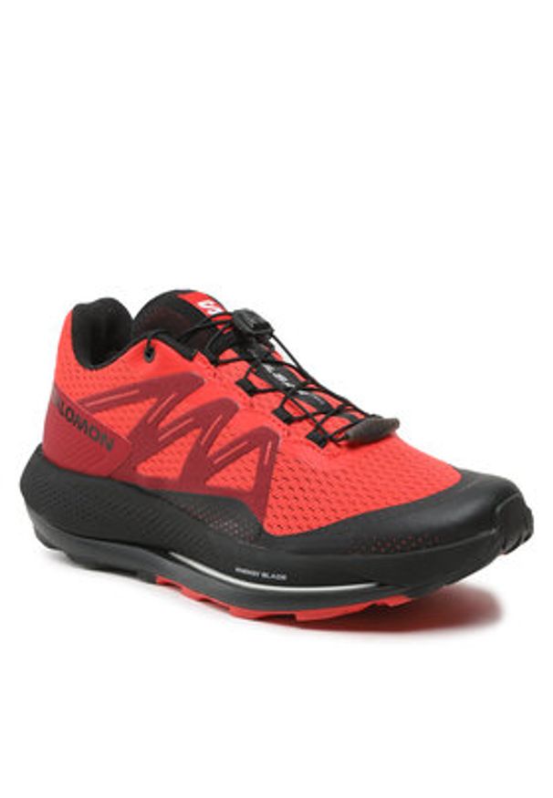 salomon - Salomon Buty do biegania Pulsar Trail 416029 29 M0 Czerwony. Kolor: czerwony. Materiał: materiał