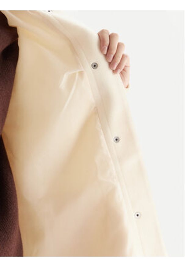 Vero Moda Płaszcz przejściowy Vince 10335816 Beżowy Regular Fit. Kolor: beżowy. Materiał: syntetyk