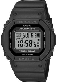 Zegarek sportowy BABY-G Zegarek Casio Baby-G BGD-5650-1ER czarny pasek. Kolor: czarny. Styl: sportowy