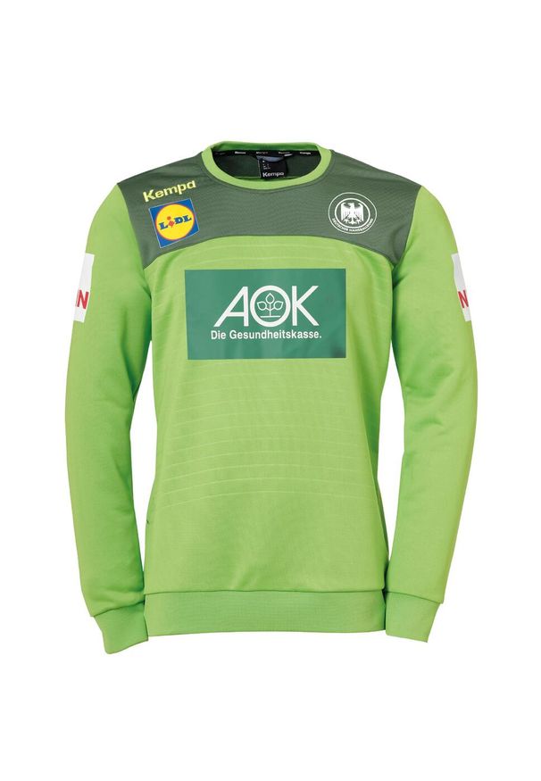 KEMPA - Bluza dziecięca Kempa Emotion 2.0. Kolor: zielony. Sport: fitness, piłka ręczna