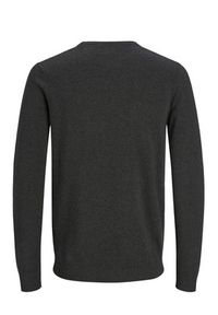 Jack & Jones Sweter Basic 12137190 Szary Regular Fit. Kolor: szary. Materiał: bawełna