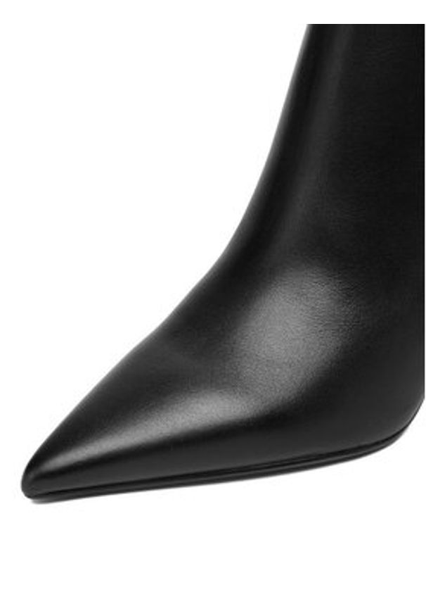 Eva Minge Botki EO-SIA-01 Czarny. Kolor: czarny. Materiał: skóra