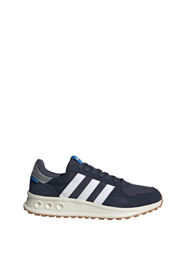 Adidas - Buty Run 84. Kolor: niebieski, biały, szary, wielokolorowy. Sport: bieganie