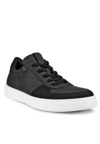ecco - ECCO Sneakersy Street Tray 50480451052 Czarny. Kolor: czarny. Materiał: skóra #4