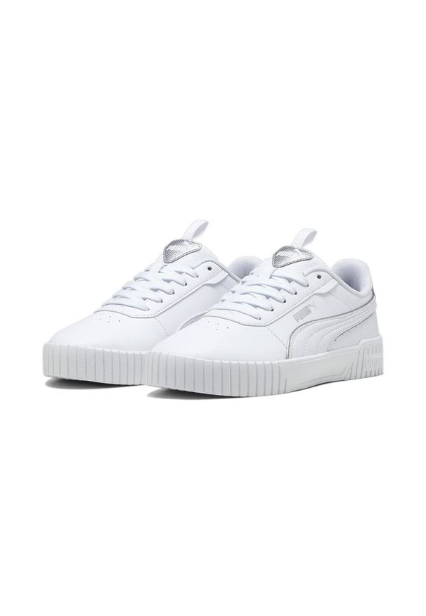 Buty na co dzień Puma Carina Metallics. Okazja: na co dzień. Kolor: biały, wielokolorowy, szary