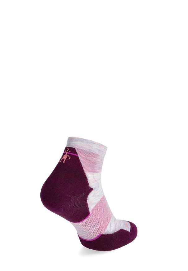 Skarpety Biegowe Damskie Smartwool Run Targeted Cushion Ankle Socks. Kolor: różowy. Sport: bieganie