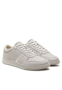 Calvin Klein Sneakersy Low Top Lace Up Logo HM0HM01491 Szary. Kolor: szary. Materiał: skóra #5