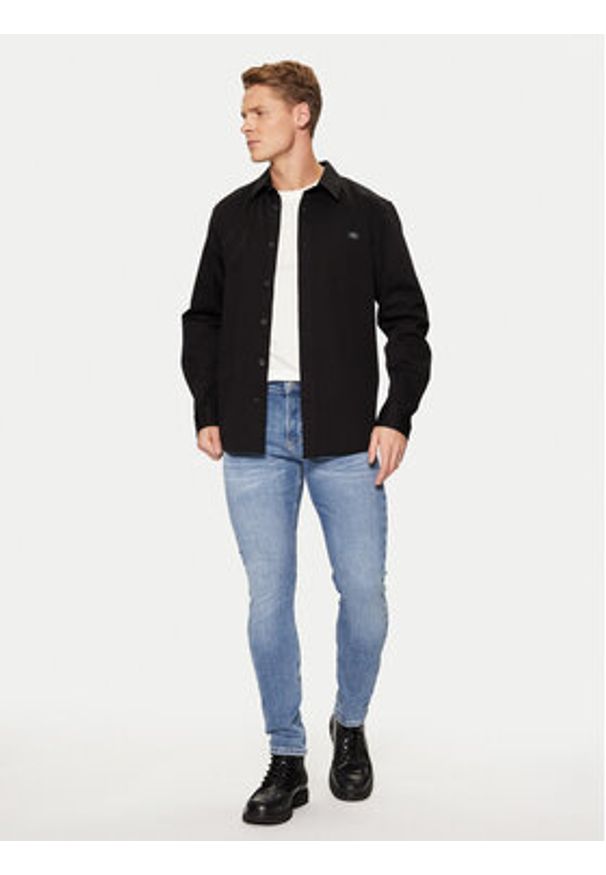 Calvin Klein Jeans Koszula J30J327585 Czarny Slim Fit. Kolor: czarny. Materiał: bawełna