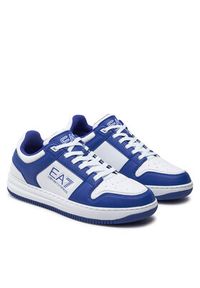 EA7 Emporio Armani Sneakersy X8X189 XK404 M563 Niebieski. Kolor: niebieski. Materiał: skóra