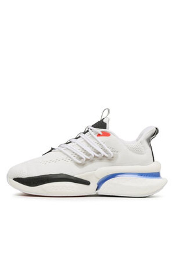 Adidas - adidas Sneakersy Alphaboost V1 Sustainable BOOST HP2757 Biały. Kolor: biały. Materiał: materiał