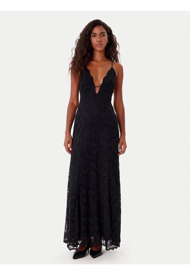 BARDOT - Bardot Sukienka wieczorowa Sabrine Lace 60060DB Czarny Regular Fit. Kolor: czarny. Materiał: syntetyk. Styl: wizytowy