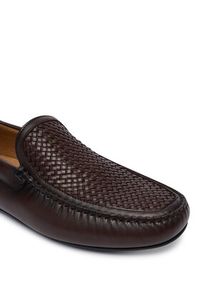 BOSS Mokasyny Noel 50563133 Brązowy. Kolor: brązowy. Materiał: skóra #4