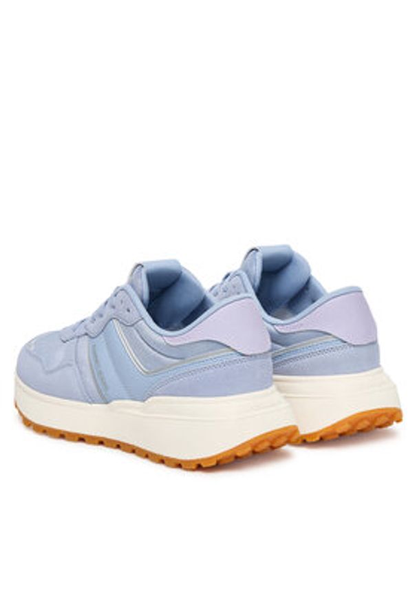 Tommy Jeans Sneakersy Tjw Cleated Runner EN0EN02788 Niebieski. Kolor: niebieski. Materiał: zamsz, skóra