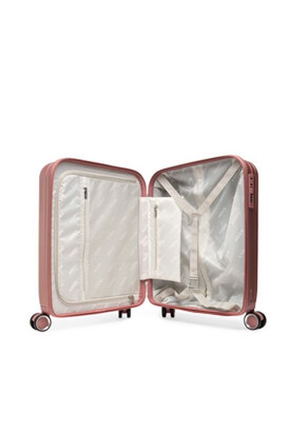 MEXX Walizka kabinowa MEXX-S-033-05 PINK Różowy. Kolor: różowy. Materiał: materiał
