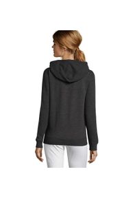 SOL'S - Damska Bluza Z Kapturem Seven Full Zip. Typ kołnierza: kaptur. Kolor: wielokolorowy, szary, brązowy