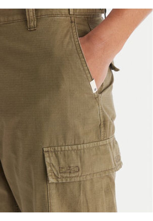 Element Spodnie cargo Relax Cargo ELYNP00203 Khaki Relaxed Fit. Kolor: brązowy. Materiał: bawełna