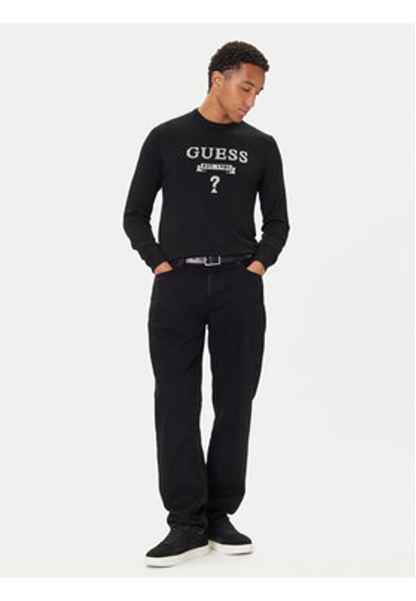 Guess Jeans Jeansy M5BA90 D5R51 Czarny Relaxed Fit. Kolor: czarny