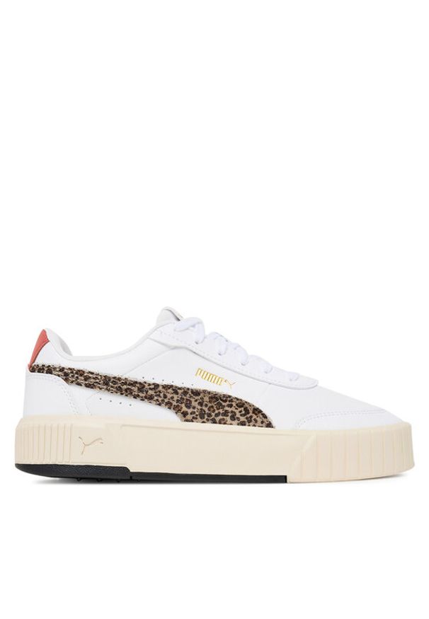 Puma Sneakersy Carina Mia Animal Flair 403515 01 Biały. Kolor: biały. Materiał: skóra