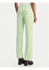 Juicy Couture Spodnie dresowe Tina JCWBJ126327 Zielony Straight Leg. Kolor: zielony. Materiał: syntetyk #5
