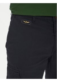 Aeronautica Militare Spodnie materiałowe 251PA1329CT2443 Granatowy Regular Fit. Kolor: niebieski. Materiał: bawełna