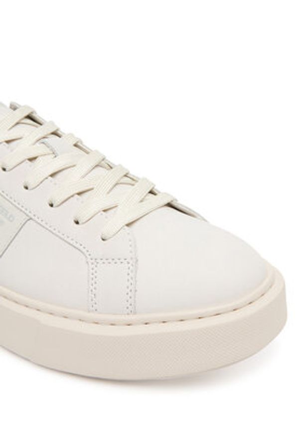 Karl Lagerfeld - KARL LAGERFELD Sneakersy KL52218 Biały. Kolor: biały. Materiał: nubuk, skóra