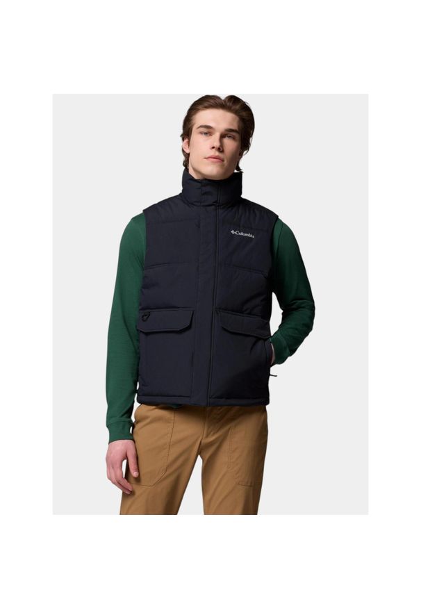 columbia - Kamizelka Męska Columbia Landroamer Puffer. Kolor: czarny. Technologia: Omni-Heat (Columbia). Sport: turystyka piesza