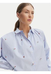 Weekend Max Mara Koszula Butterfly 2615111042 Błękitny Regular Fit. Kolor: niebieski. Materiał: bawełna #3