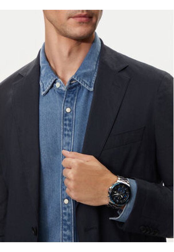 Casio Zegarek Edifice EFR-539D-1A2VUEF Srebrny. Kolor: srebrny