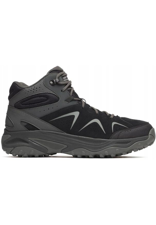 Buty hikingowe dla mężczyzn Merrell YOKOTA 3 MID GTX. Kolor: czarny. Technologia: Gore-Tex. Sport: turystyka piesza