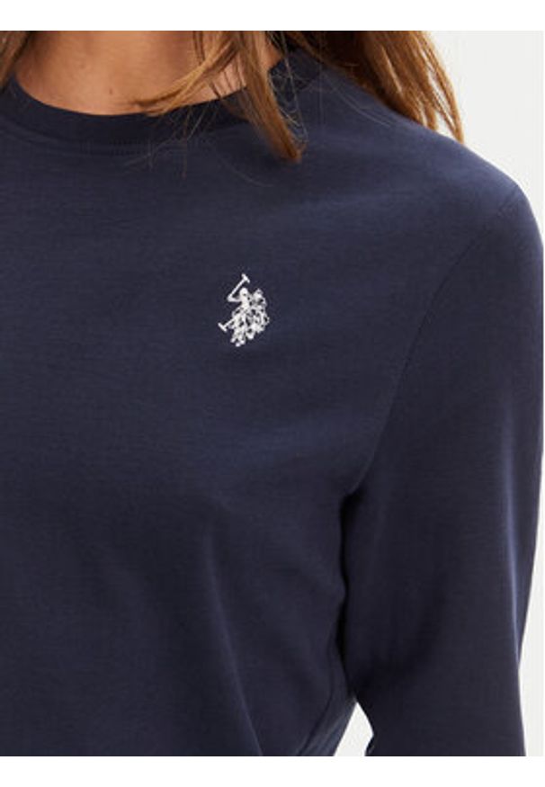 U.S. Polo Assn. Bluzka WUP0785 Granatowy Regular Fit. Typ kołnierza: polo. Kolor: niebieski. Materiał: bawełna