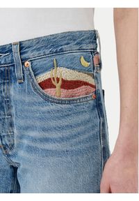 Levi's® Szorty jeansowe 501® 85833-0078 Błękitny Regular Fit. Kolor: niebieski. Materiał: bawełna #4