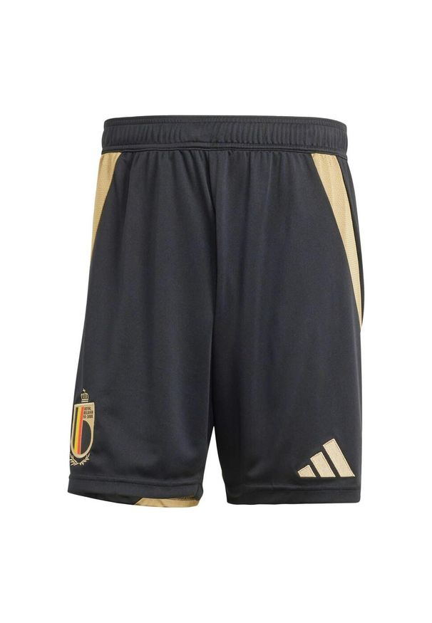 Adidas - Szorty Belgium 24 Home. Kolor: czarny. Materiał: materiał. Sport: piłka nożna