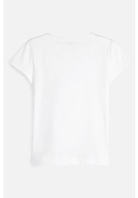 Mayoral - T-shirt dziecięcy 128-167 cm. Okazja: na co dzień. Kolor: biały. Materiał: bawełna, dzianina, elastan. Wzór: nadruk. Styl: casual #2