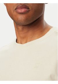 G-Star RAW - G-Star Raw T-Shirt Lash D16396-B353 Kremowy Regular Fit. Kolor: kremowy. Materiał: bawełna #3