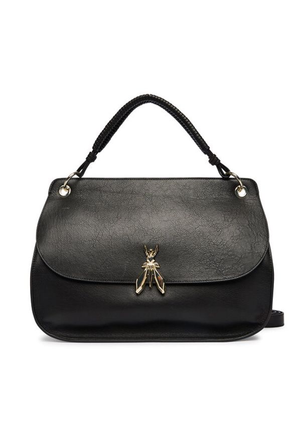 Patrizia Pepe Torebka 8B0313/L162-K103 Czarny. Kolor: czarny. Materiał: skórzane