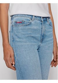 BOSS - Boss Jeansy Straight Crop Vd 50452525 Niebieski Regular Fit. Kolor: niebieski #4