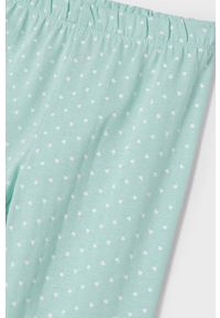 Mayoral piżama dziecięca kolor zielony wzorzysta. Kolor: zielony. Materiał: dzianina