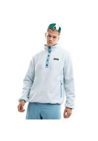 SIROKO - Męska bluza z grubego polaru Sporty zimowe Siroko Nagano. Kolor: niebieski. Materiał: polar. Sezon: zima #1