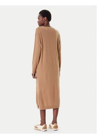 Weekend Max Mara Sukienka dzianinowa Zenith 2525326012 Beżowy Regular Fit. Kolor: beżowy. Materiał: wełna #3