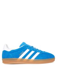 Adidas - adidas Sneakersy Gazelle Indoor JI2061 Niebieski. Kolor: niebieski. Materiał: skóra, zamsz. Model: Adidas Gazelle