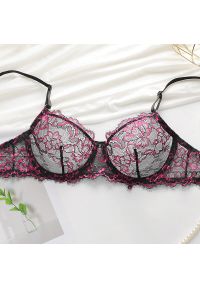 Intica - Komplet bielizny koronkowej z haftem elegancki Betty. Kolor: wielokolorowy. Materiał: koronka. Wzór: haft #4