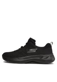 skechers - Skechers Sneakersy Go Walk Arch Fit 124403/BBK Czarny. Kolor: czarny. Materiał: materiał #7