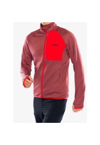 columbia - Bluza bez kaptura męska Columbia Triple Canyon Grid Fleece Full Zip II. Typ kołnierza: bez kaptura. Kolor: czerwony